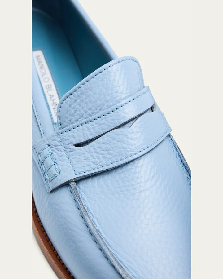 Perrita Leather Penny Loafers - Image 2