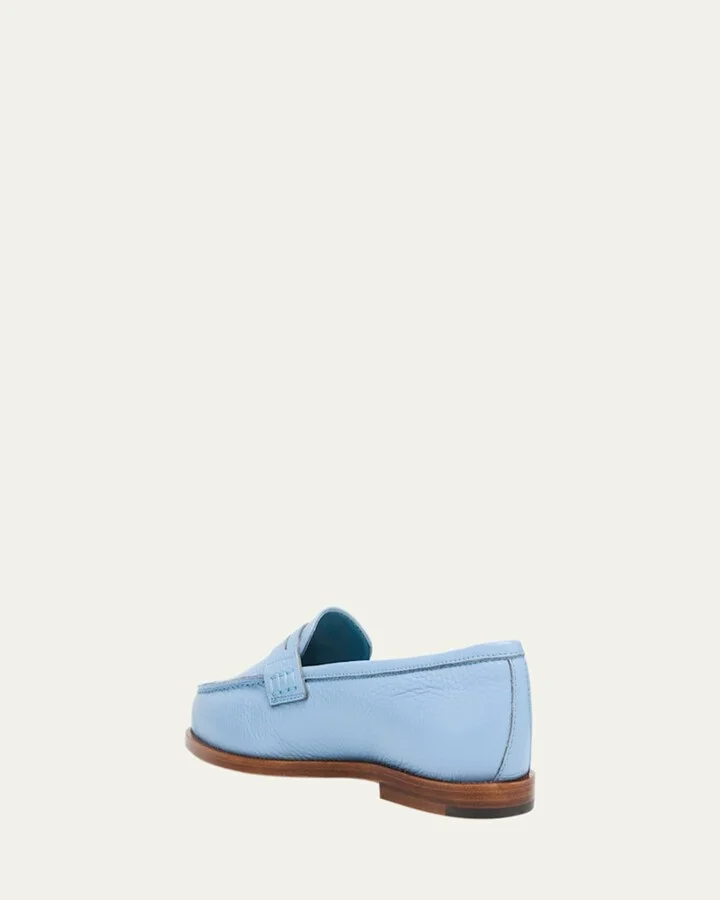 Perrita Leather Penny Loafers - Image 3