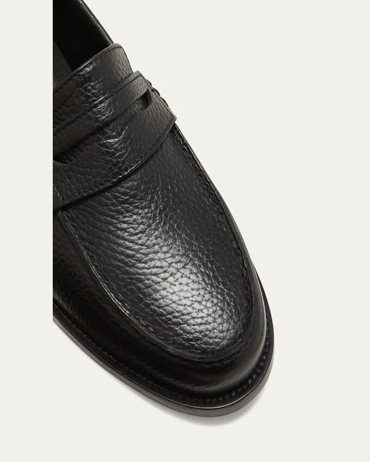 Perrita Leather Penny Loafers - Image 5