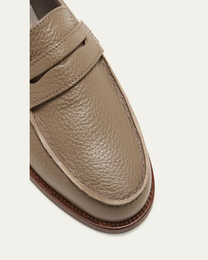 Perrita Leather Penny Loafers - Image 2