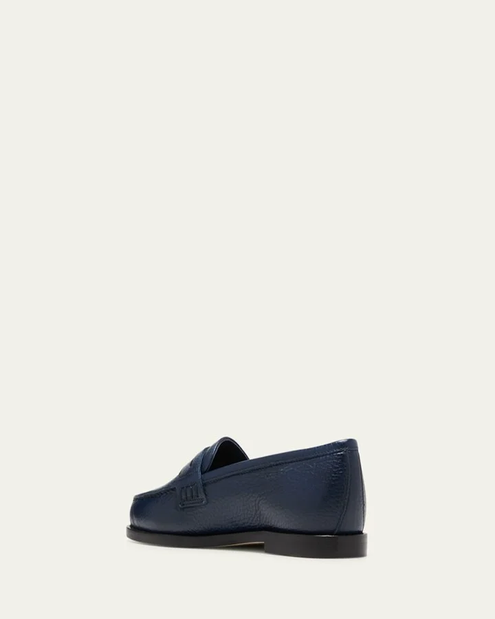 Perrita Leather Penny Loafers - Image 2