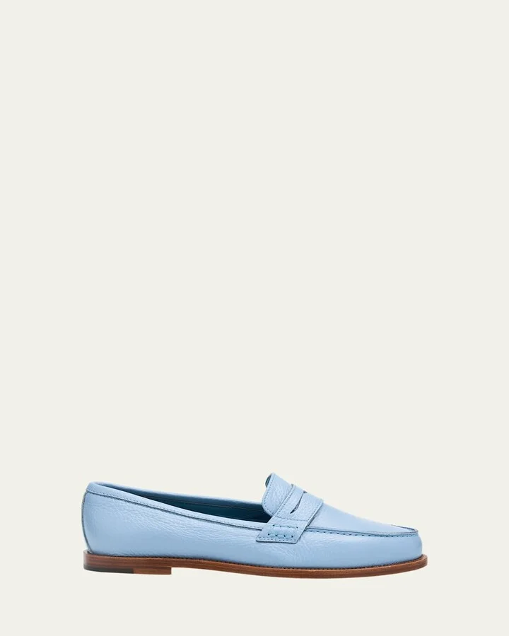 Perrita Leather Penny Loafers