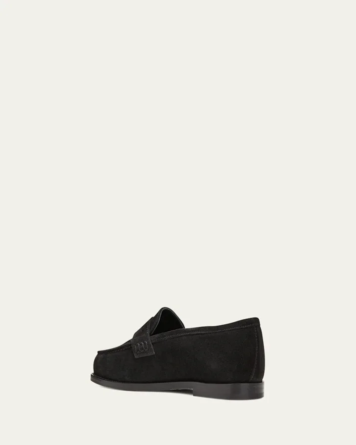 Perrita Suede Penny Loafers - Image 2