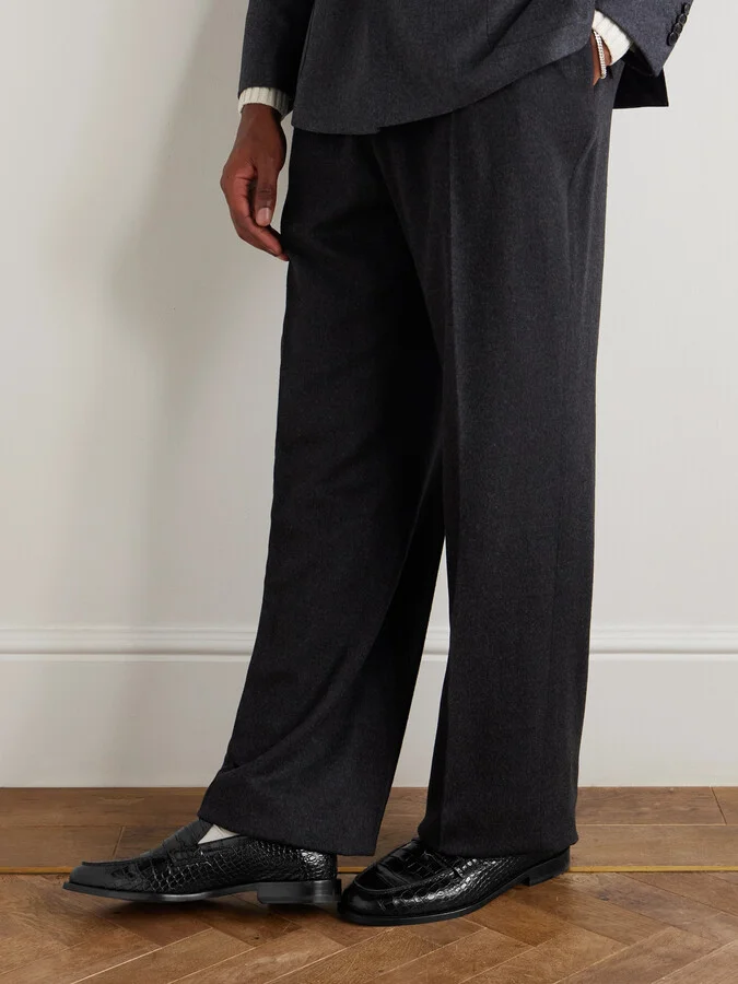 Perry Croc-Effect Leather Loafers - Image 2