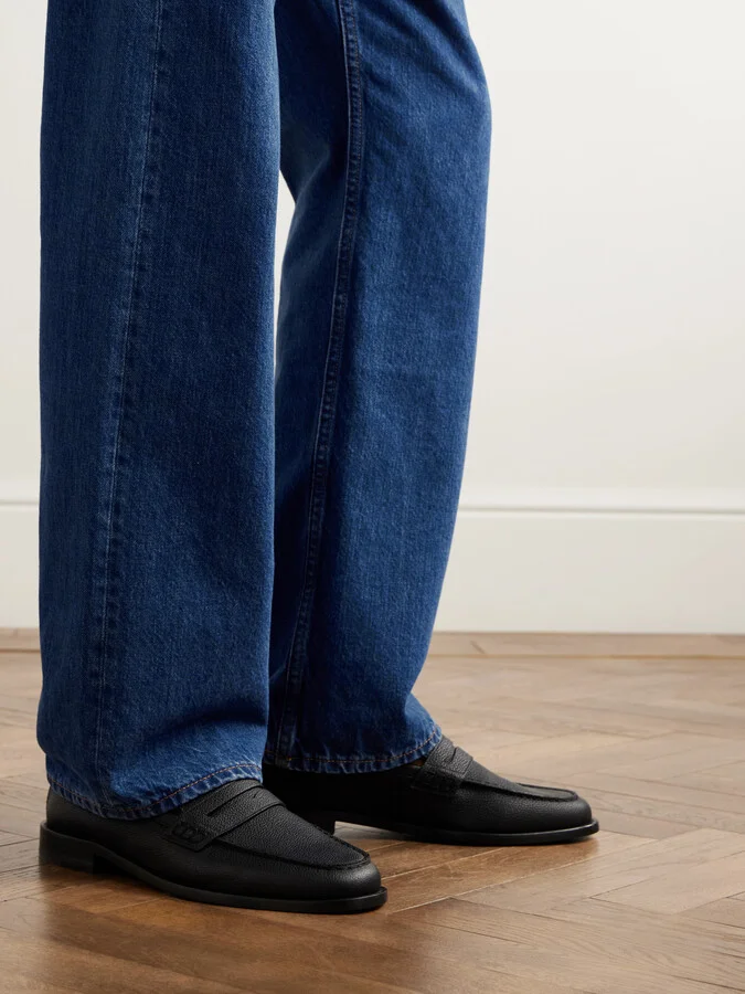 Perry Full-Grain Leather Penny Loafers - Image 2