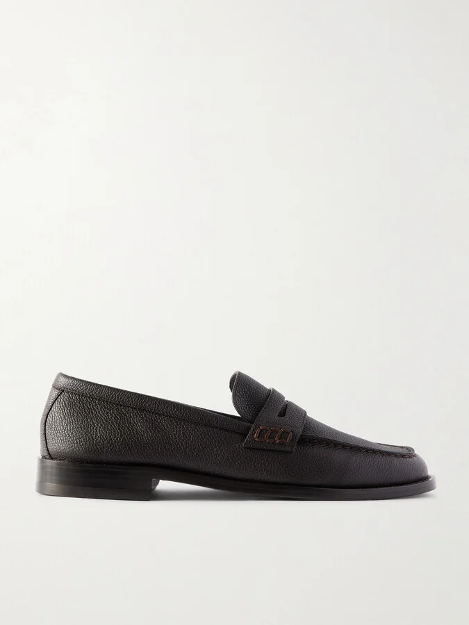 Perry Full-Grain Leather Penny Loafers
