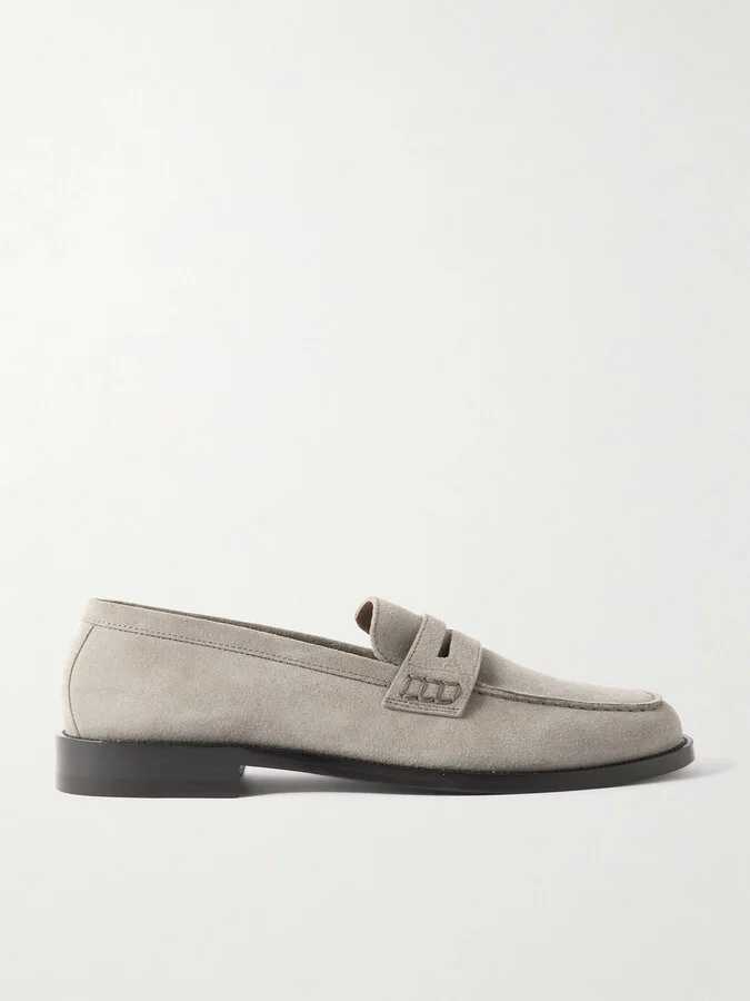 Perry Suede Penny Loafers