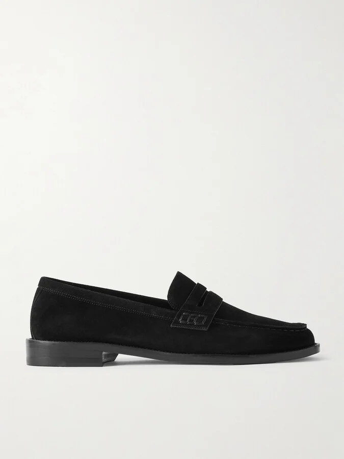 Perry Suede Penny Loafers