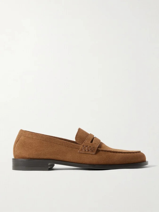 Perry Suede Penny Loafers