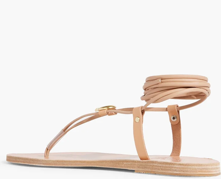 Persephone embellished leather sandals - Image 3