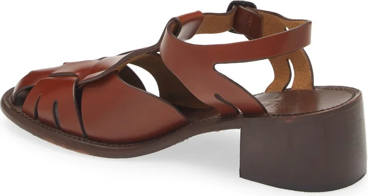 Pesca Block Heel Fisherman Sandal - Image 2