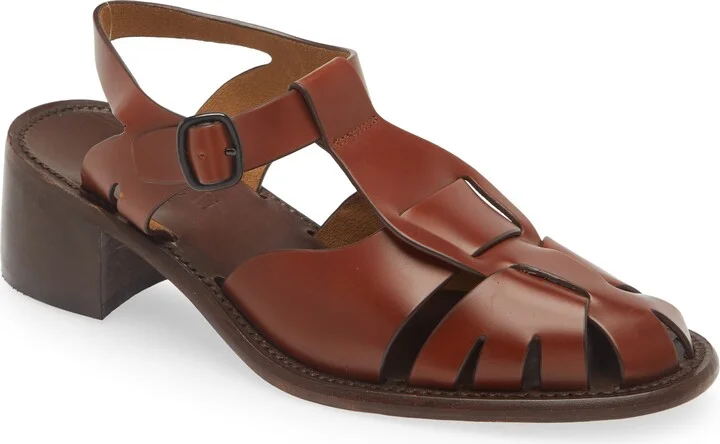 Pesca Block Heel Fisherman Sandal