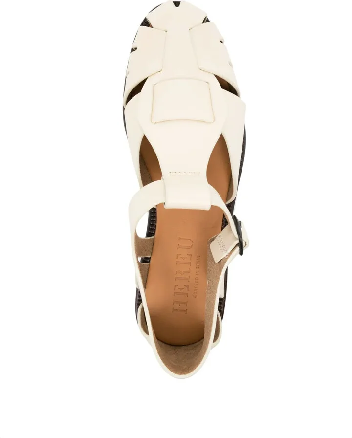 Pesca cut-out leather sandals - Image 4