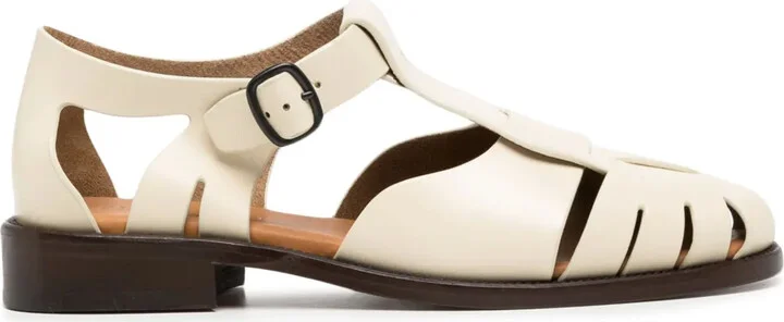 Pesca cut-out leather sandals