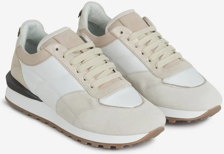 Peserico Padded Leather Sneakers - Image 2