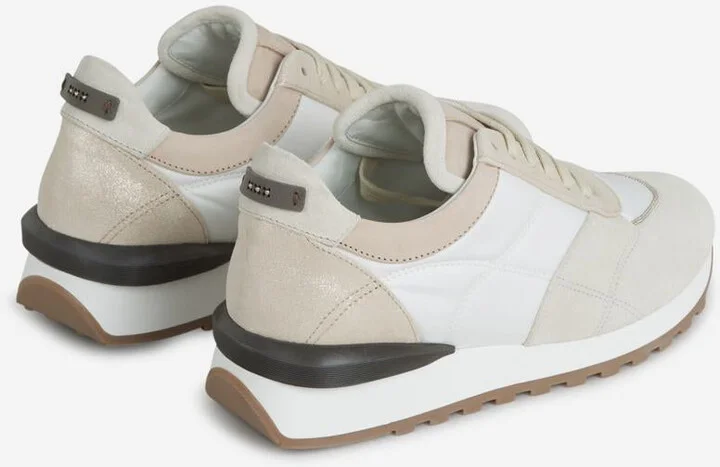 Peserico Padded Leather Sneakers - Image 3