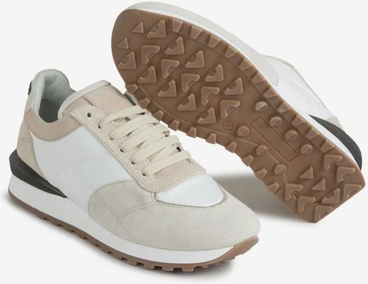 Peserico Padded Leather Sneakers - Image 4