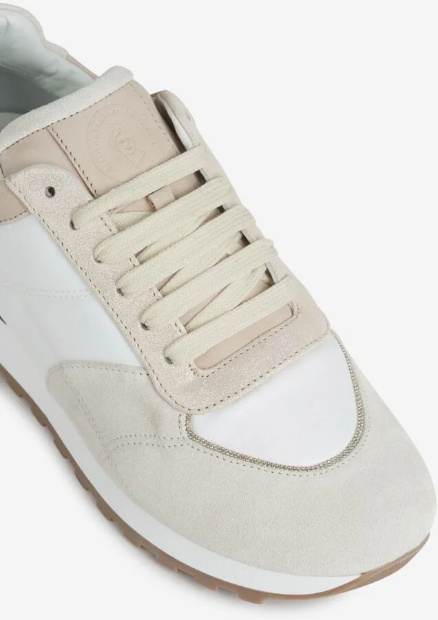 Peserico Padded Leather Sneakers - Image 6