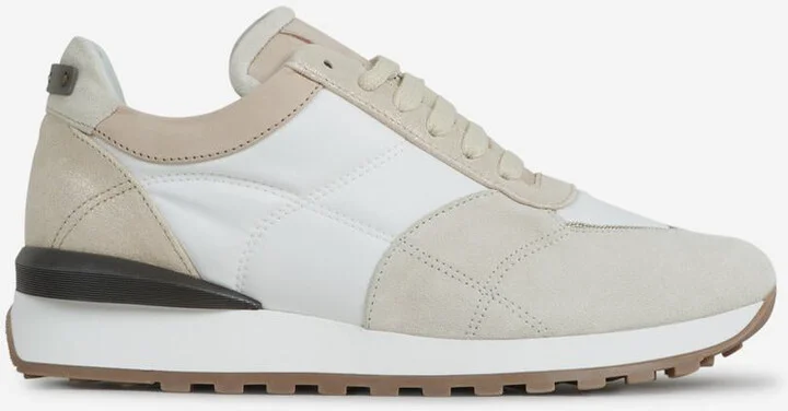 Peserico Padded Leather Sneakers