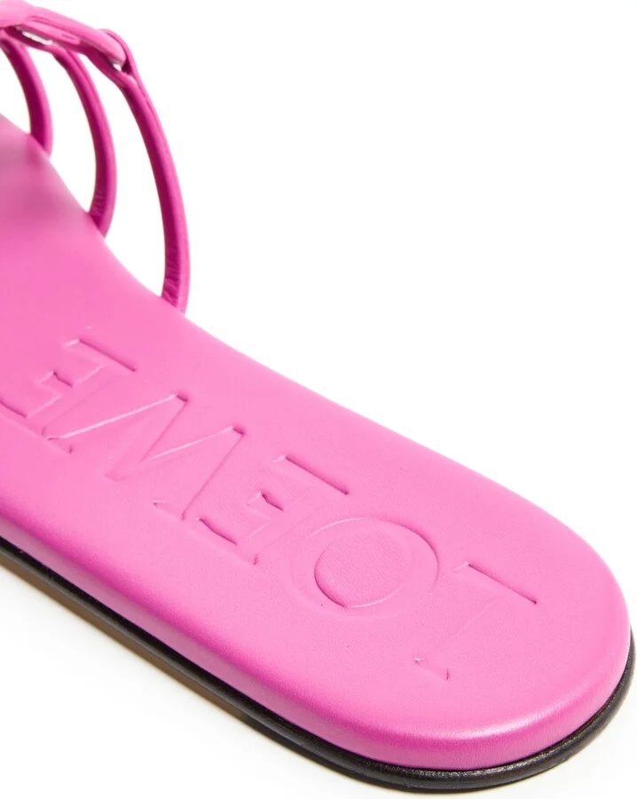 Petal Anagram slide in soft calfskin - Image 6