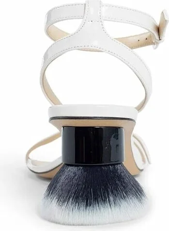 Petal Brush Leather Sandals - Image 3