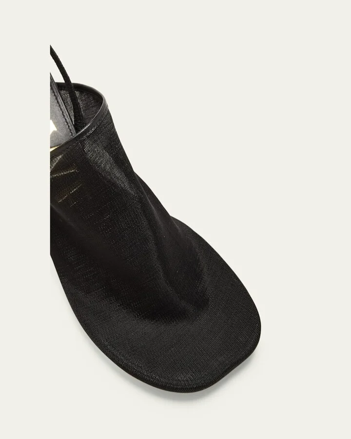 Petal Mesh Slingback Pumps - Image 3