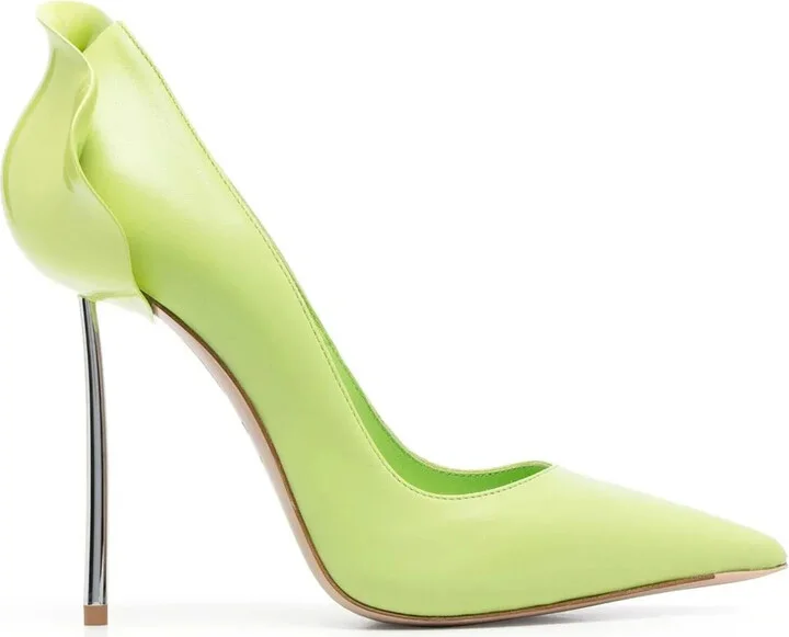 Petalo 100mm leather pumps