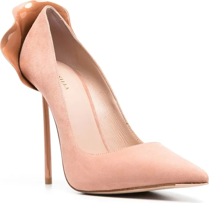 Petalo 100mm suede pumps - Image 2