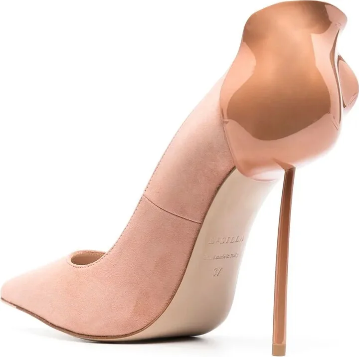 Petalo 100mm suede pumps - Image 3