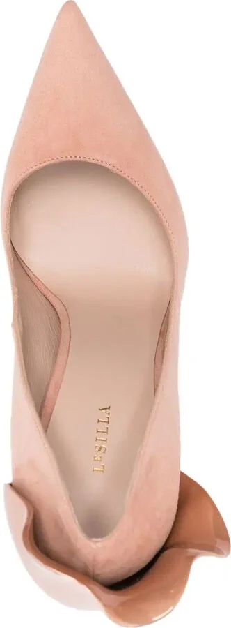 Petalo 100mm suede pumps - Image 4