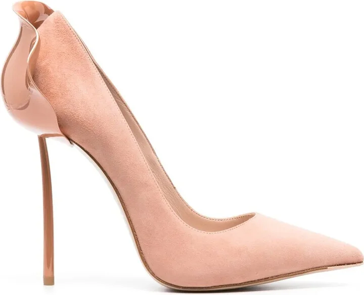 Petalo 100mm suede pumps