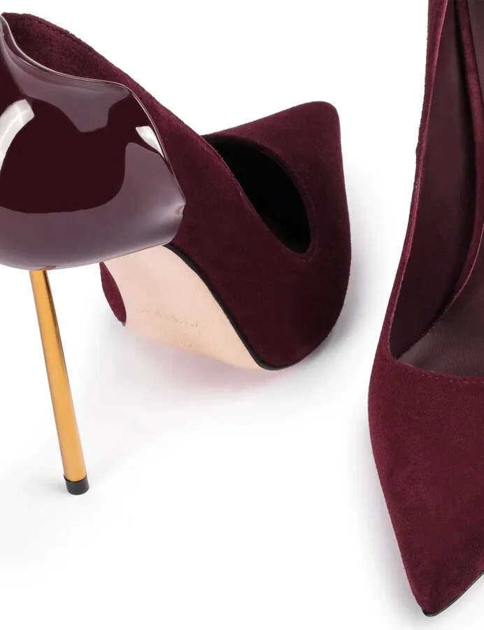 Petalo 120mm leather pumps - Image 4
