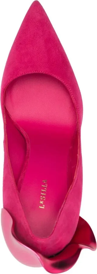 Petalo 120mm suede pumps - Image 4