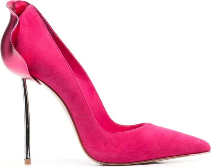 Petalo 120mm suede pumps