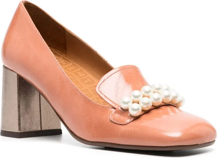 Petard 60mm pearl-detailing pumps - Image 2