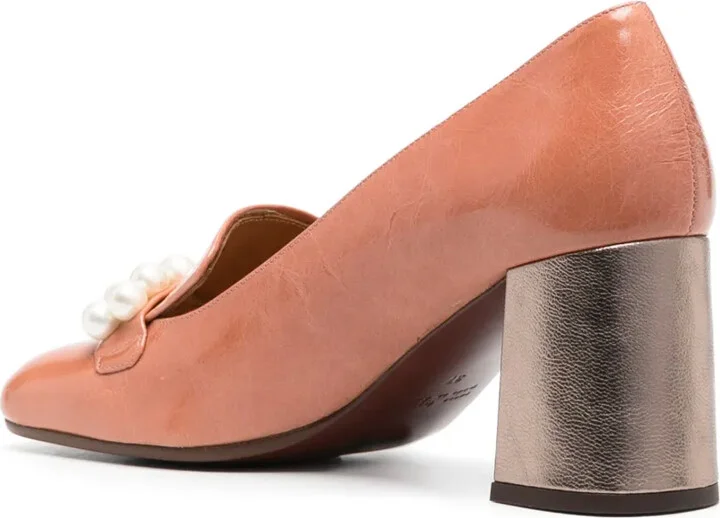 Petard 60mm pearl-detailing pumps - Image 3