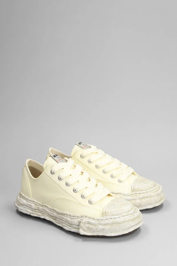 Peterson 23 Low Sneakers In Beige Cotton - Image 2