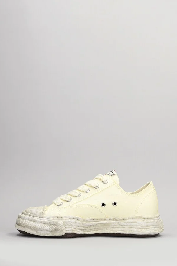 Peterson 23 Low Sneakers In Beige Cotton - Image 3