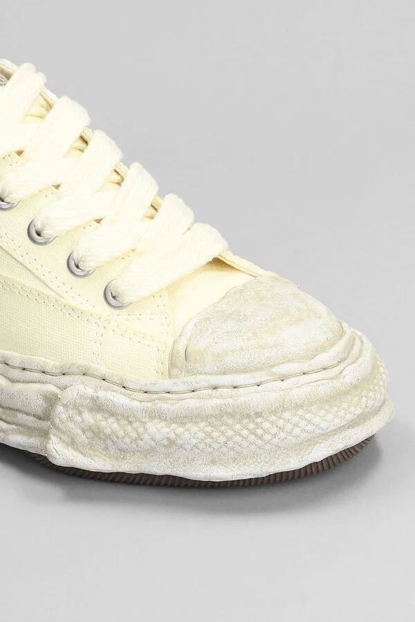 Peterson 23 Low Sneakers In Beige Cotton - Image 5