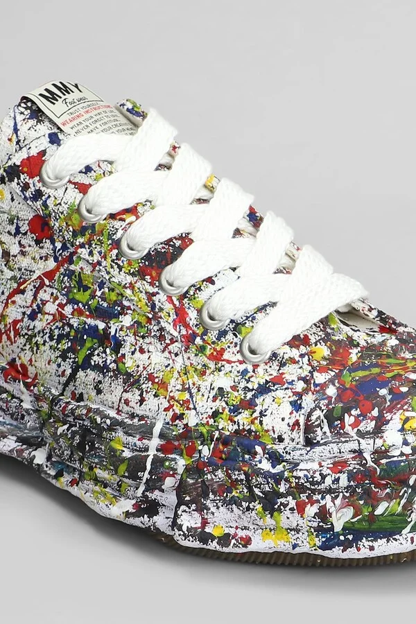 Peterson 23 Sneakers In White Cotton - Image 5