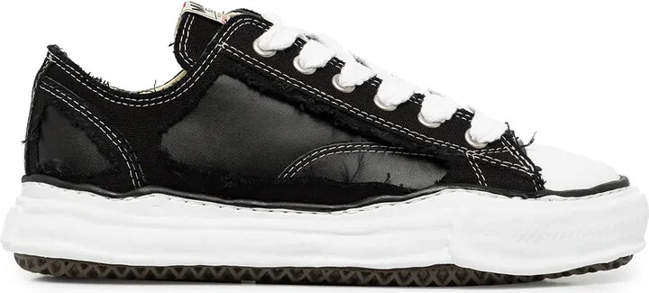 Peterson Low distressed canvas sneakers
