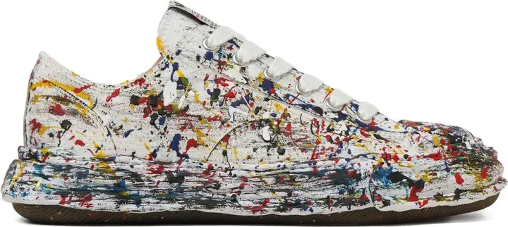 Peterson paint-splattered sneakers