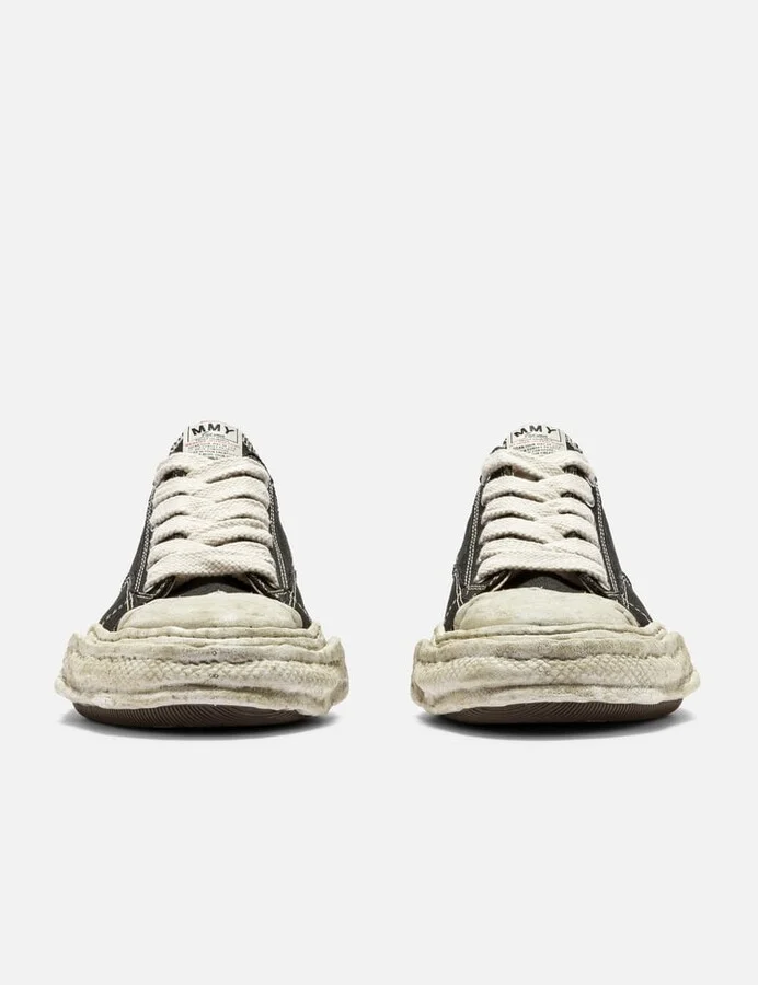 "PETERSON23" OG Sole Garment Dyed Canvas Low-top Sneaker - Image 2