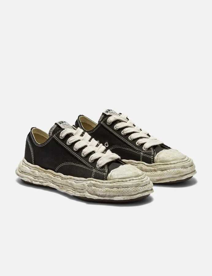 "PETERSON23" OG Sole Garment Dyed Canvas Low-top Sneaker - Image 4