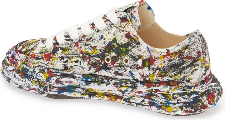 Peterson23 OG Sole Sputtering Paint Canvas Sneaker - Image 2
