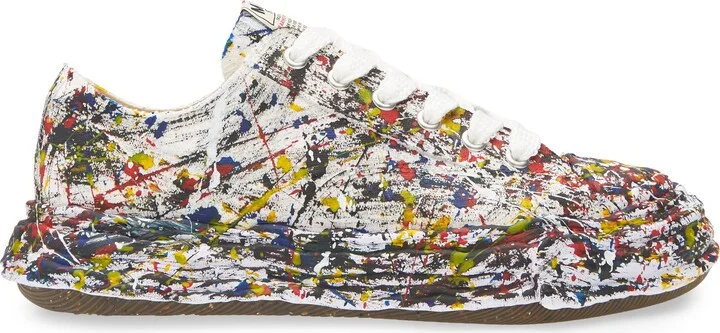 Peterson23 OG Sole Sputtering Paint Canvas Sneaker - Image 3