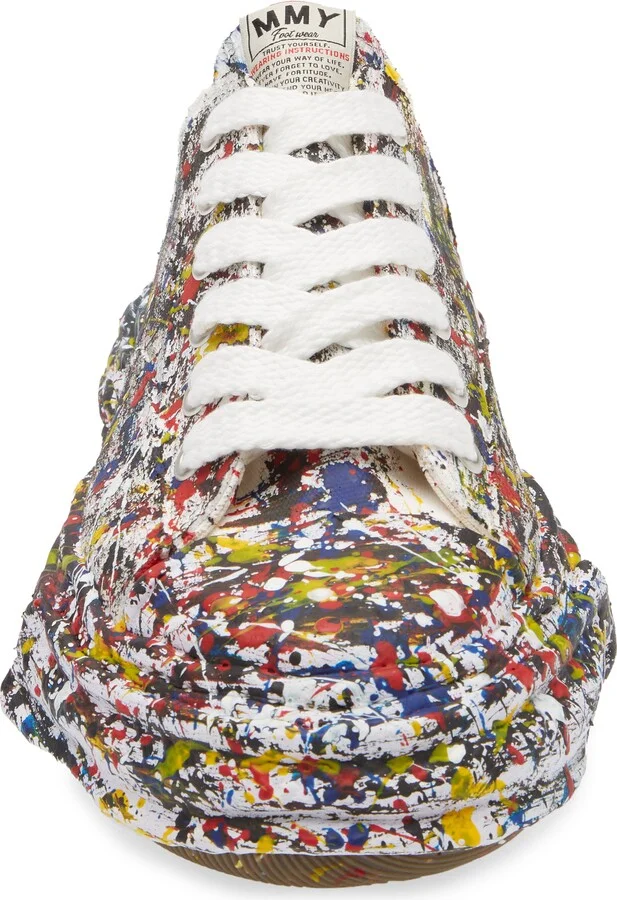 Peterson23 OG Sole Sputtering Paint Canvas Sneaker - Image 4