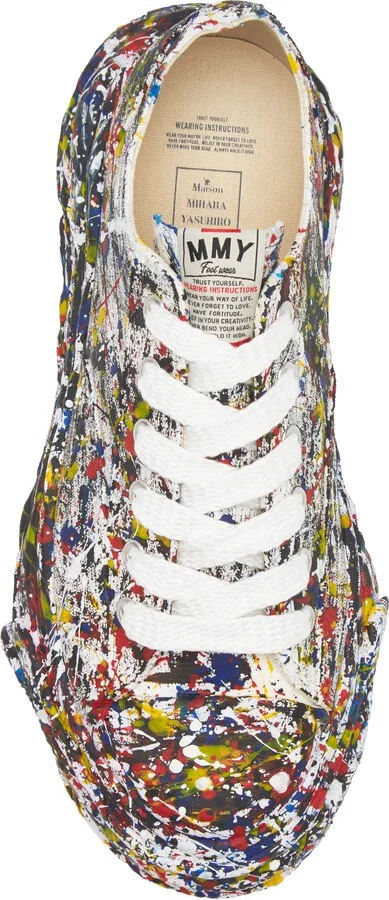 Peterson23 OG Sole Sputtering Paint Canvas Sneaker - Image 5