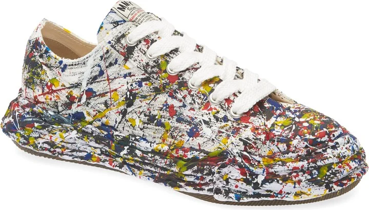 Peterson23 OG Sole Sputtering Paint Canvas Sneaker
