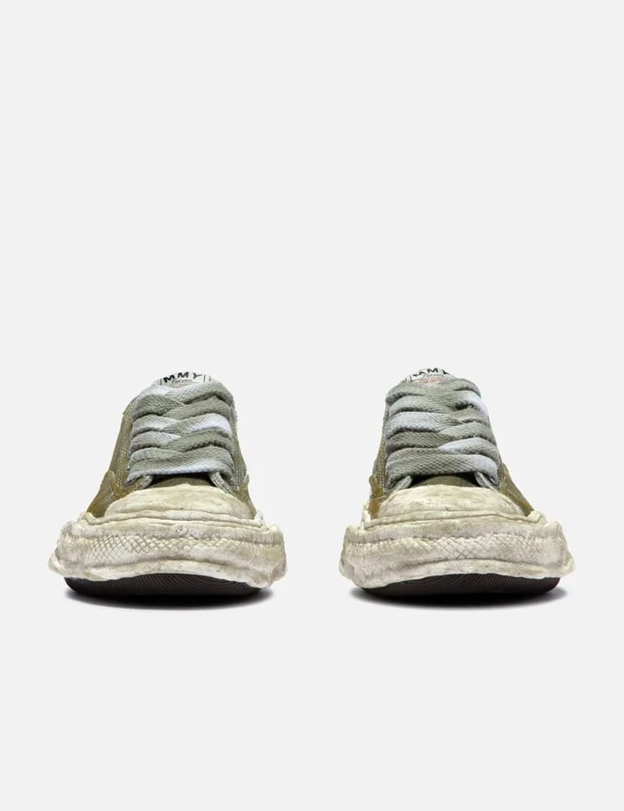 "PETERSON23" OG Sole Washed Denim Low-top Sneaker - Image 2